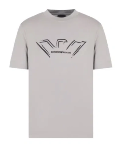 Emporio Armani Short-sleeved T-shirt In Gray