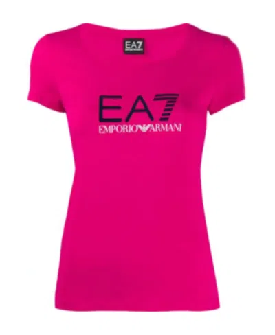 Emporio Armani Short-sleeved T-shirt In Pink