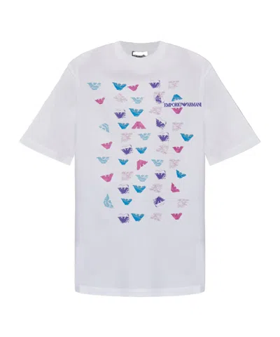 Emporio Armani Short-sleeved T-shirt In White