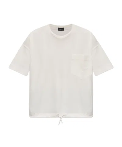 Emporio Armani Short-sleeved T-shirt In White