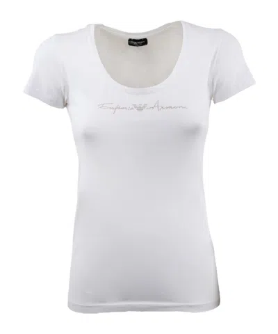 Emporio Armani Short-sleeved T-shirt In White