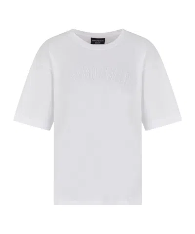 Emporio Armani Short-sleeved T-shirt In White