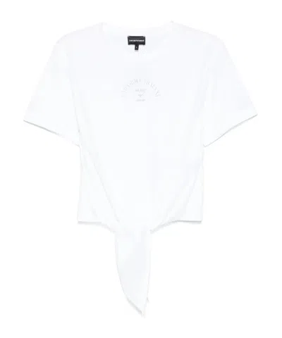 Emporio Armani Short-sleeved T-shirt In White