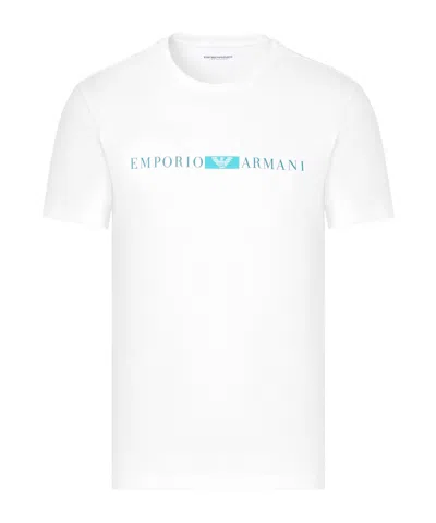Emporio Armani Short-sleeved T-shirt In White