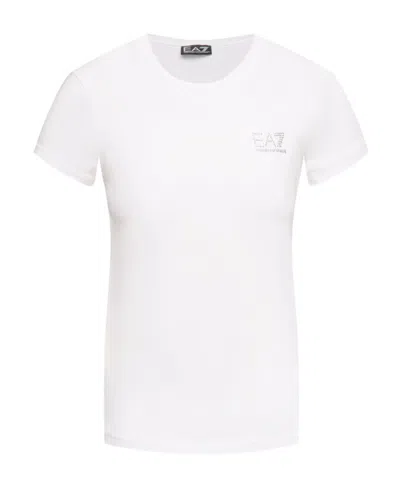 Emporio Armani Short-sleeved T-shirt In White