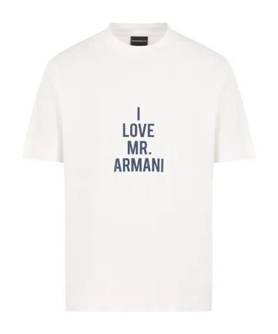 EMPORIO ARMANI EMPORIO ARMANI I LOVE MR ARMANI CREWNECK T-SHIRT