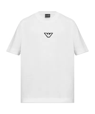 Emporio Armani Short-sleeved T-shirt In White