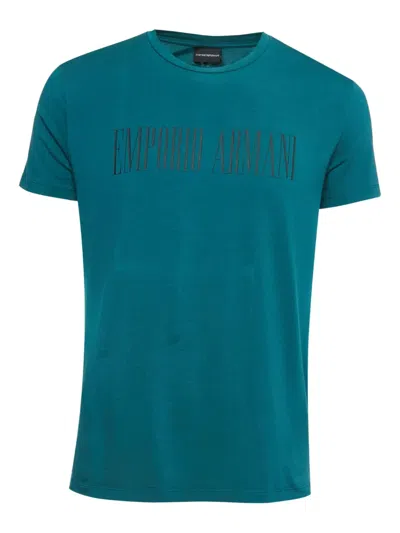 Pre-owned Emporio Armani Short-sleeves T-shirt In Green
