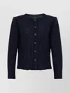 Emporio Armani Tweed Short Blazer Jacket