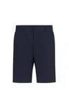 Emporio Armani Canneté-effect Stretch Nylon Bermuda Shorts