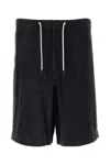 Emporio Armani Midnight Blue Drawstring Waist Shorts