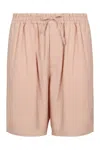 Emporio Armani Soft-touch Modal Bermuda Shorts With Peace-inspired Print