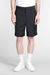 Emporio Armani Shorts In Black Wool In Black