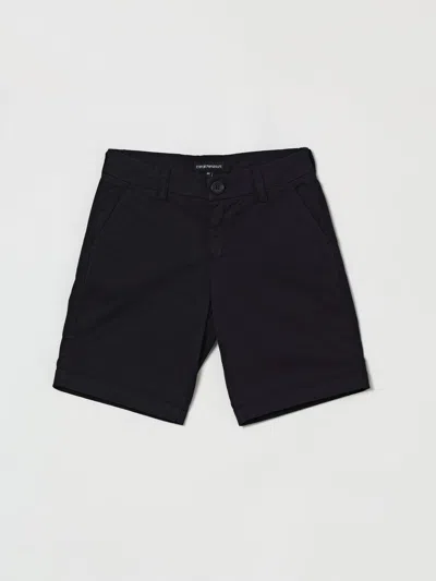 Emporio Armani Pants Kids  In Blue