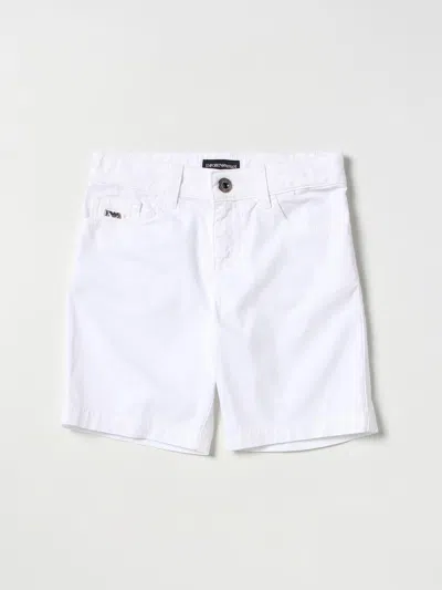 Emporio Armani Shorts  Kids Kids Color White