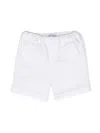 Emporio Armani Elasticated-waistband Chino Shorts In White