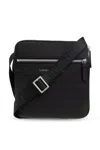 Emporio Armani Logo-print Messenger Bag In Black