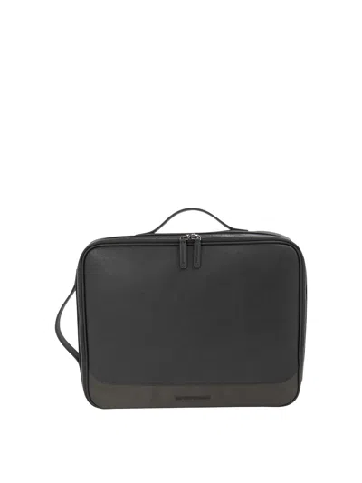 Emporio Armani Shoulder Bag In Black