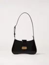 Emporio Armani Baguette Shoulder Bag With Magnetic Closure In Black