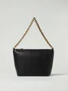 Emporio Armani Ppa Leather Medium Hobo Bag With Chain In Black