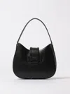 Emporio Armani Medium Leather Hobo Bag In Black