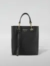 Emporio Armani Deer Print Myea Vertical Shopper Bag In Black
