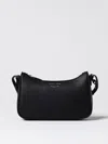 Emporio Armani Baguette Bag With Deer Print In Black