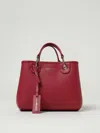 Emporio Armani Myea Small Shopping Bag In Red