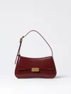 Emporio Armani Logo-engraved Shoulder Bag In Red