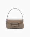 Emporio Armani Shoulder Bag With Buckle In Sand