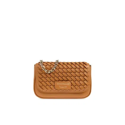 Emporio Armani Shoulder Bag With Decorative Weave