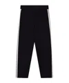 Emporio Armani Elastic Waist Casual Pants In Black