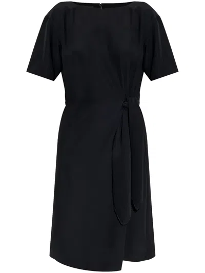 EMPORIO ARMANI SIDE-TIE DRESS