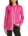 EMPORIO ARMANI SILK-BLEND SHIRT