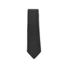 Emporio Armani Silk-blend Tie With Jacquard Motif In Black