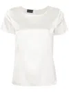 Emporio Armani Short Sleeve Shirt In White