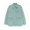 Emporio Armani Asv Vintage-look Comfort Cotton Canneté Jacket