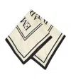 Emporio Armani Silk Logo Scarf