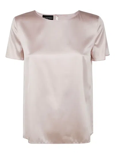 EMPORIO ARMANI SILK-SATIN BLOUSE