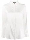 Emporio Armani Straight Collared Silk Shirt