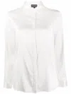 Emporio Armani Straight Collared Silk Shirt