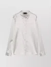 Emporio Armani Silk Shirt Satin Buttoned Cuffs