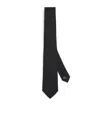 Emporio Armani Silk Spot Tie In Black