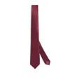 Emporio Armani Silk Tie In Red