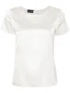 Emporio Armani Silk Top Adjustable Round-neck