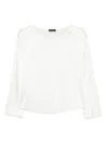 Emporio Armani Long-sleeve Blouse In White