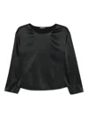 Emporio Armani Top  Woman Color Black In Black