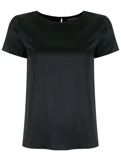 Emporio Armani Short Sleeve Shirt In Blue