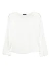 Emporio Armani Long-sleeve Blouse In White