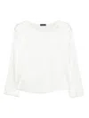 Emporio Armani Long-sleeve Blouse In White